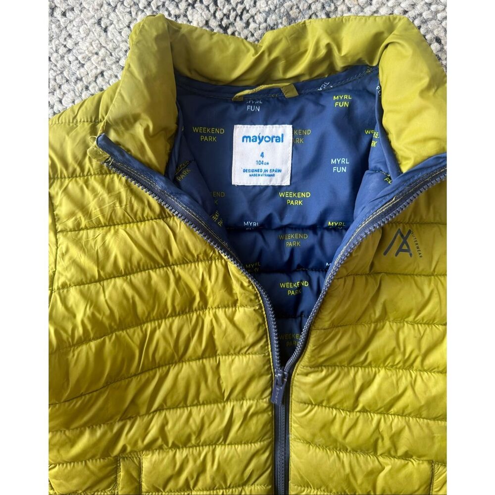 Mayoral 4T Boys Puffer Zipper Packable Jacket - Picture 2 of 6